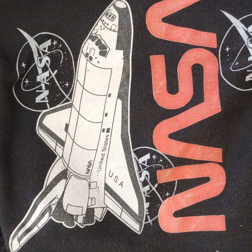 NASA Official Logo Space Shuttle Graphic Hoodie - Picture 11 of 11